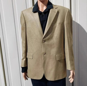 Joseph Abboud Mens Suit Jacket Lihht Brown 41R